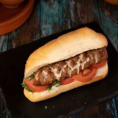 Adana Kebab French Bread Sandwich