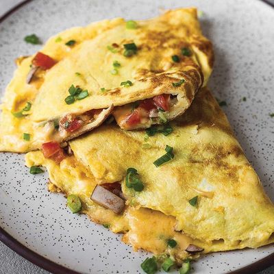 Luncheon and omelette egg