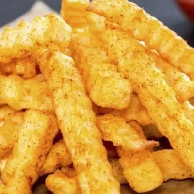 a box of crispy potatoes