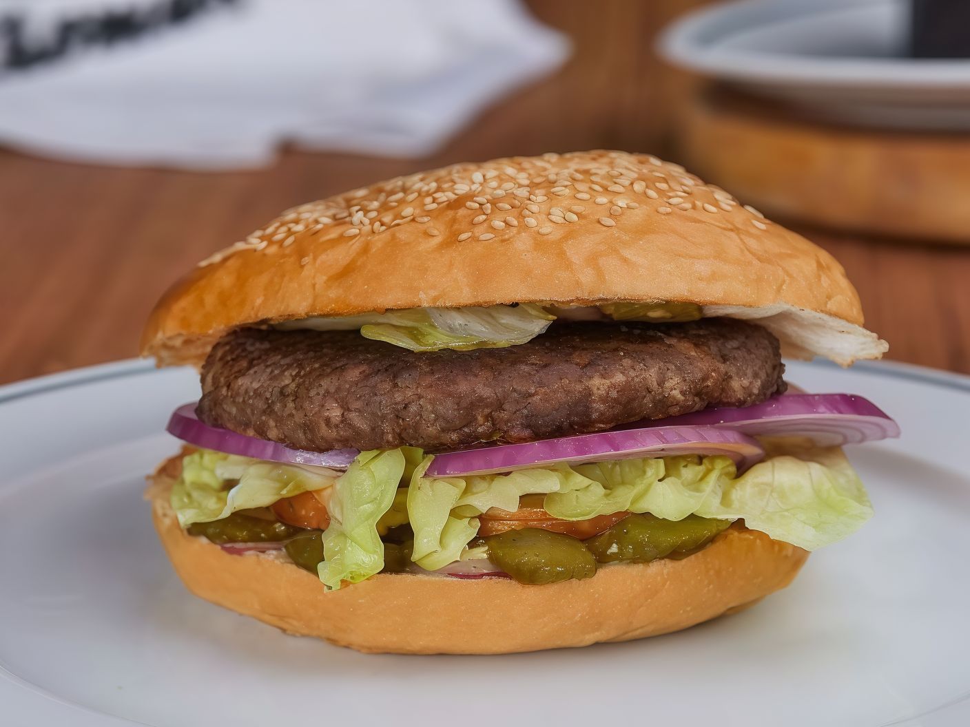 Hamburger sandwich