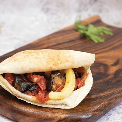 Eggplant Potatoes Sandwich