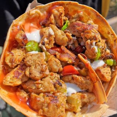 Double Chicken Shawarma Crepe