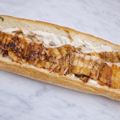 French chicken shawrma sandwitch
