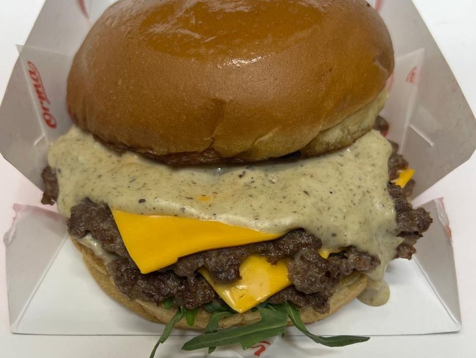 Truffle smash burger