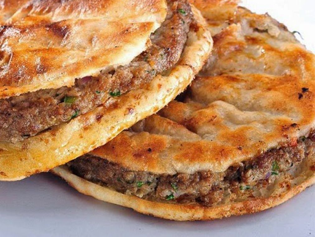 Hawawshi with Kiri Cheese
