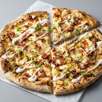 Oriental Chicken Ranch Pizza