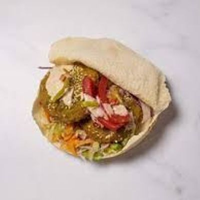 Baba Ghanoush Taamia Sandwich
