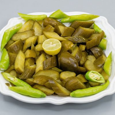 Pickled cucumber dish