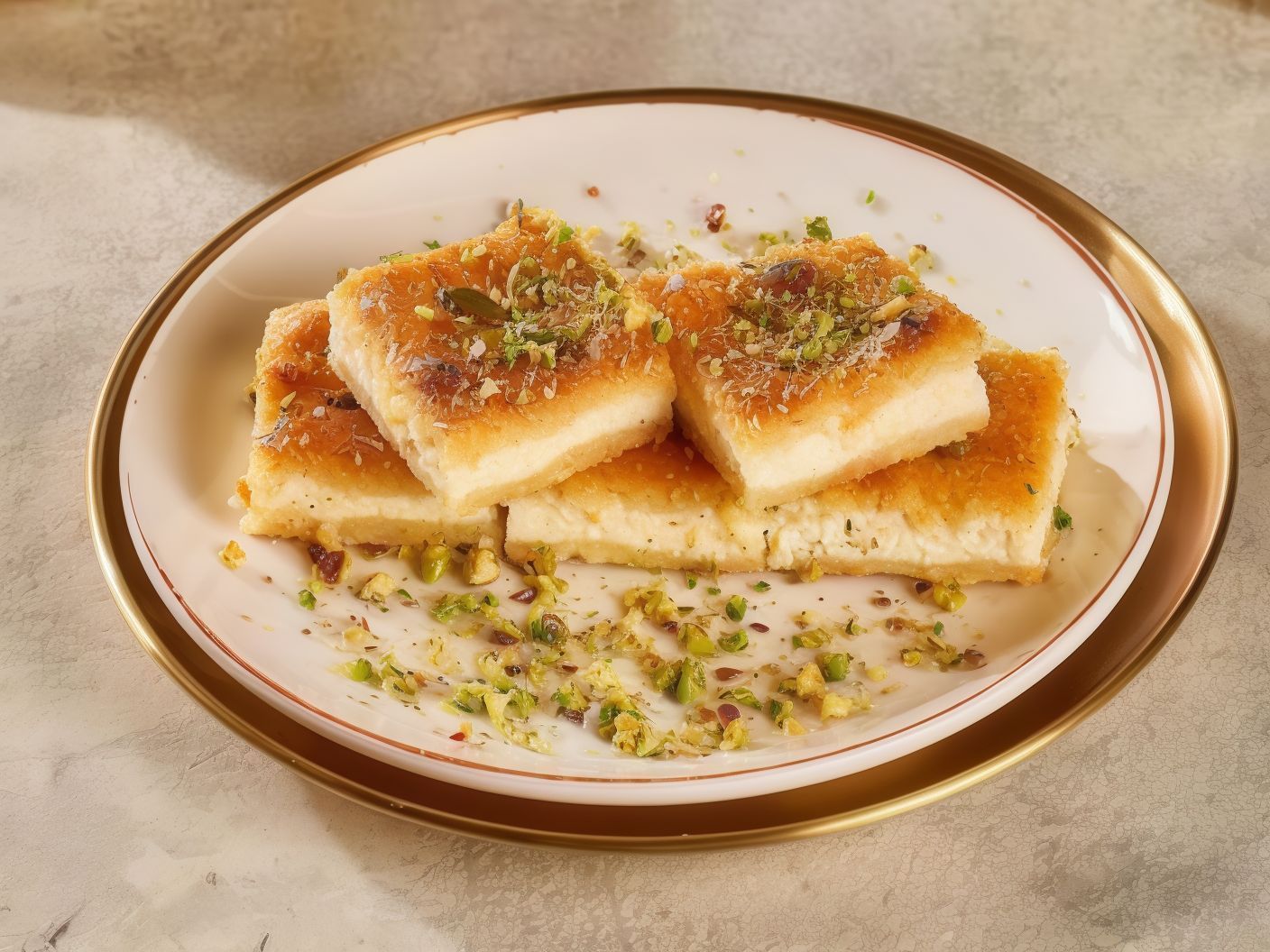 Basbousa Bil Qishta