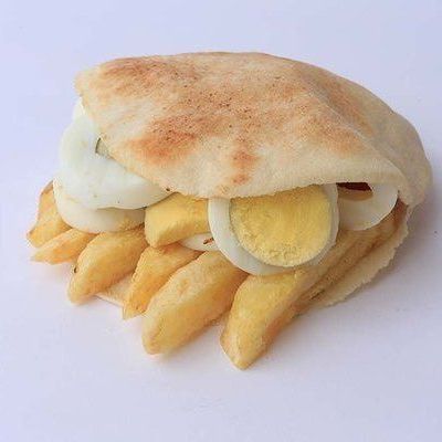 Potatoes with eggs Sandwich