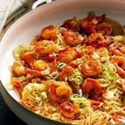noodles with shrimp