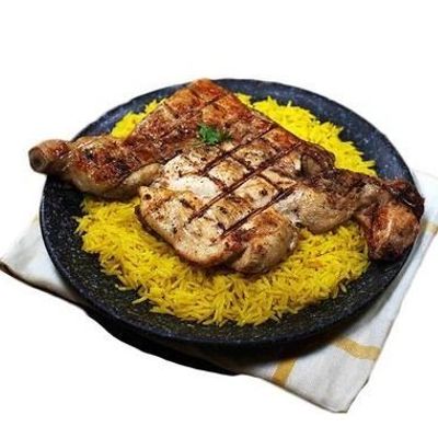 وجبة نصف دجاج مع أرز