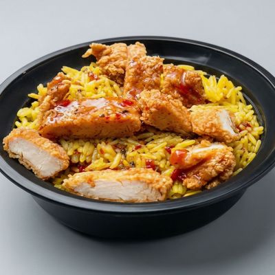 أرز دجاج بان طازج