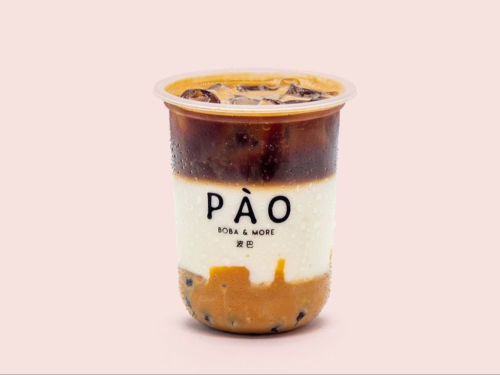 Iced Dulce De Leche Latte Boba