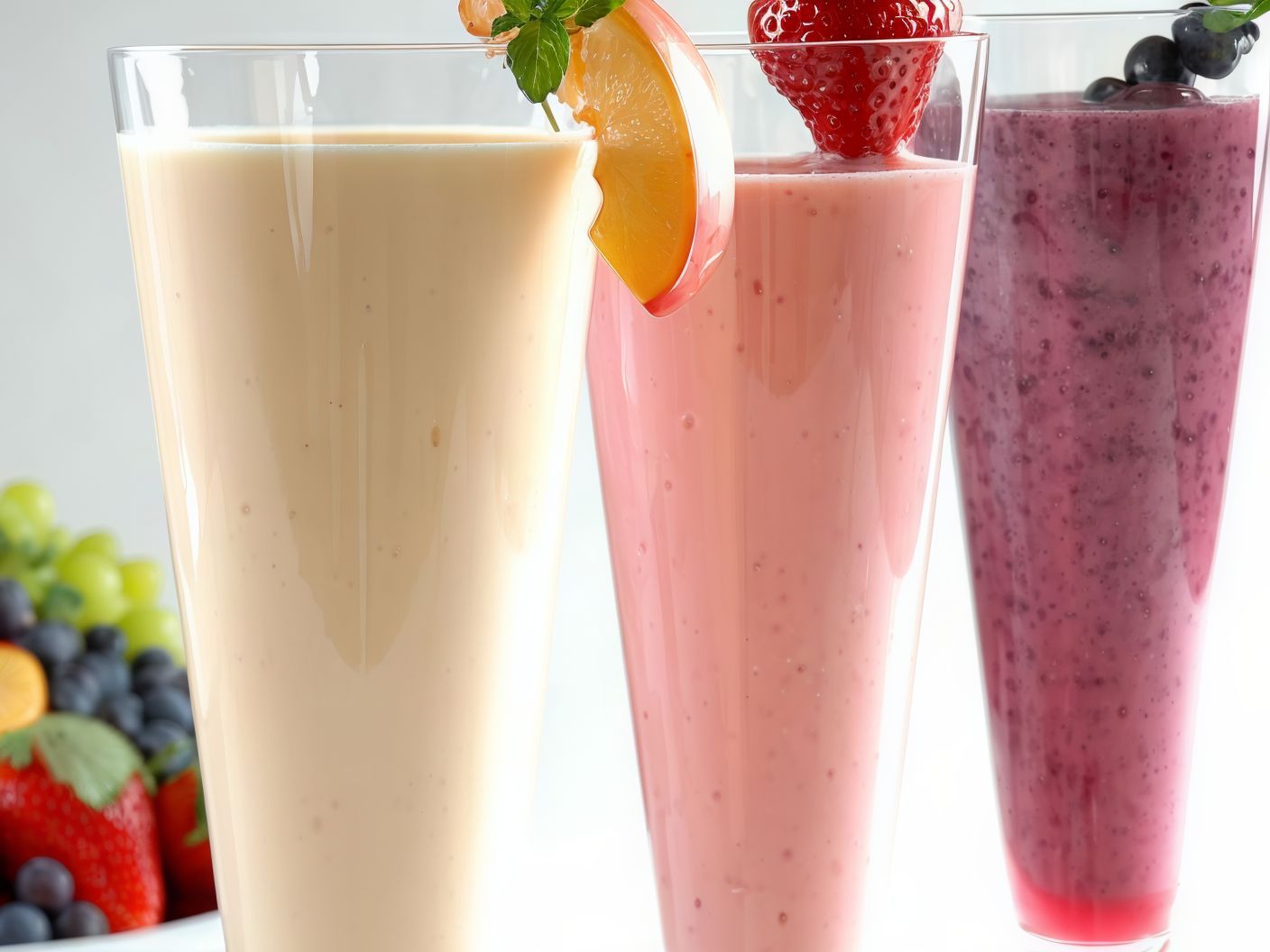 Fruits Yogurt Cocktail