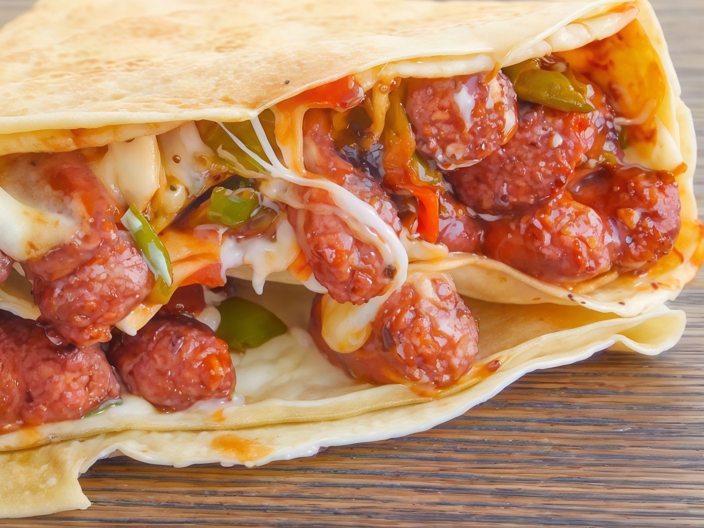 Oriental Sausage Extra Crepe