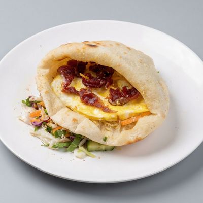 Pastirma Omelette Sandwich