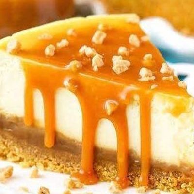 Caramel Cheesecake Slice