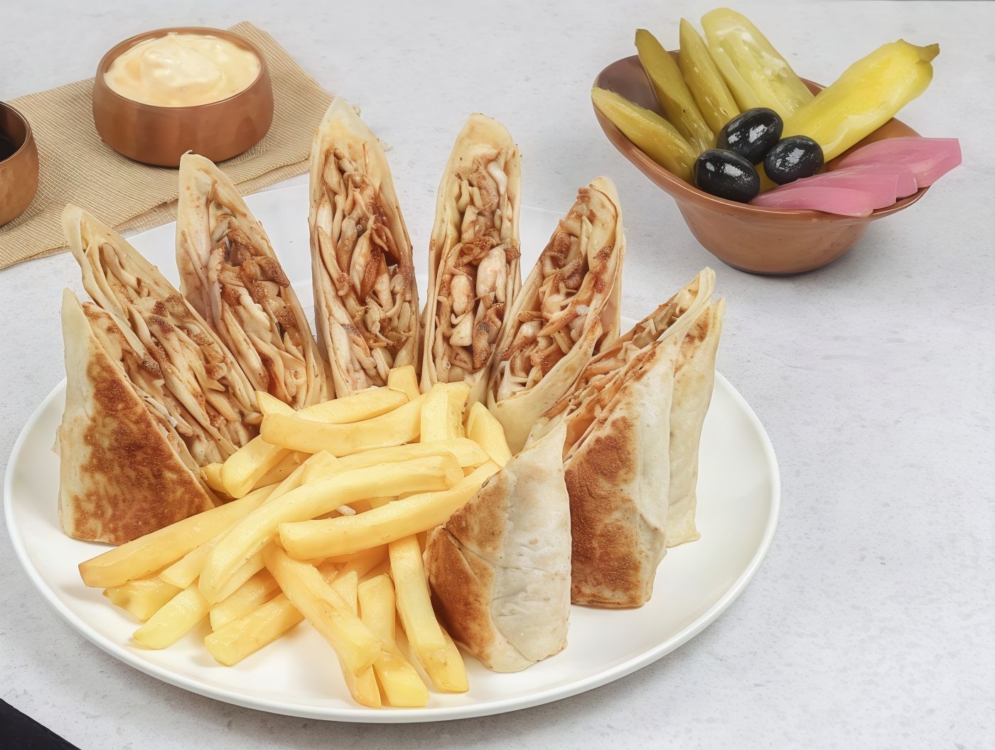 Arabian Chicken Shawerma Platter