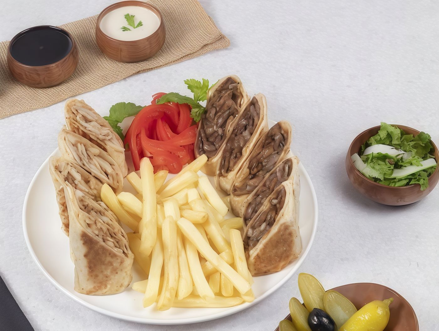 Arabian Mix Shawerma Platter