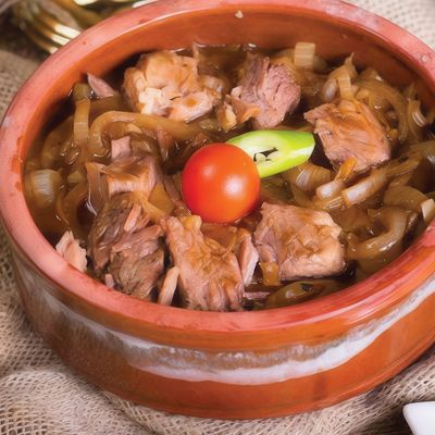 Meat And Onion Casserole