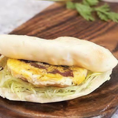 Omelette Pizza Sandwich