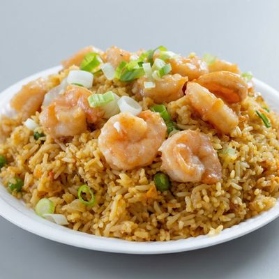 Rice with shrimp
