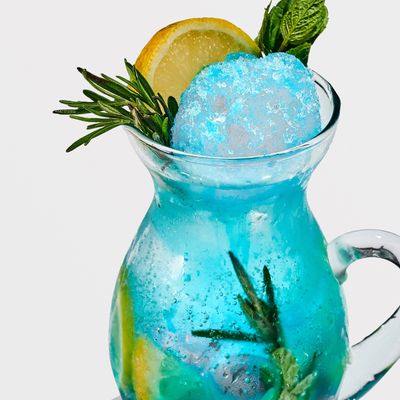 Blue Croissant Mojito