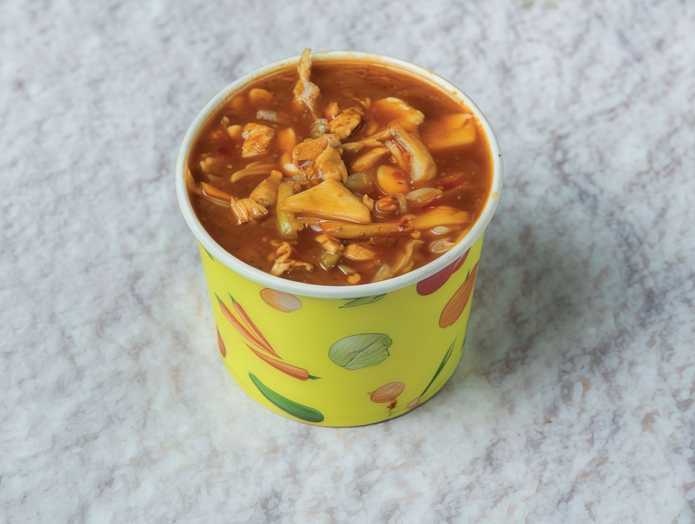Spicy And Sour Chicken Soup