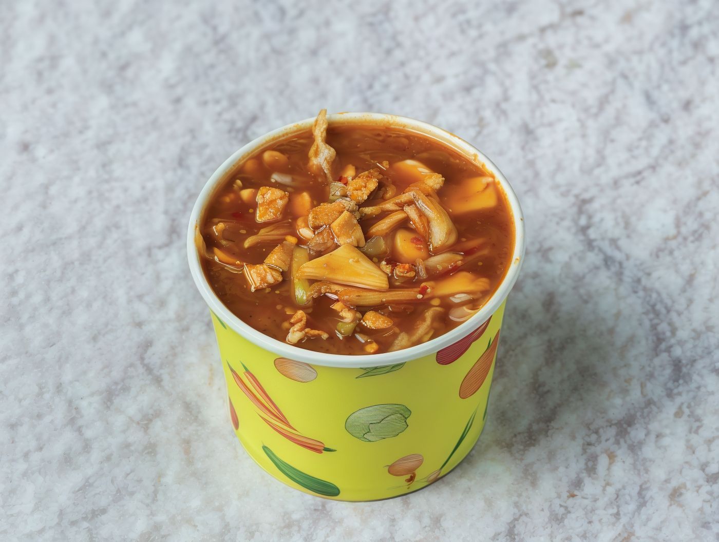 Spicy And Tangy Vegetable Soup