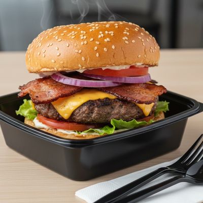 Beef Bacon Cheese Burger