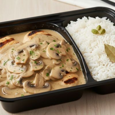 Grilled Chicken With Mushroom Sauce