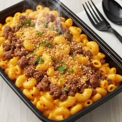 Minced Beef Mac & Cheese