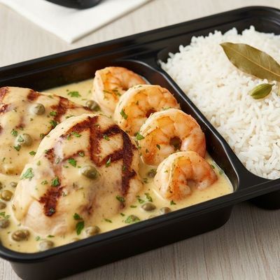 Grilled Chicken & Shrimp