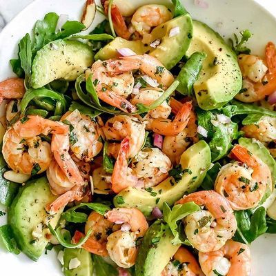 Crab and shrimp salad