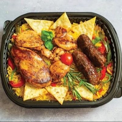Mix Grill With Basmati Rice Meal
