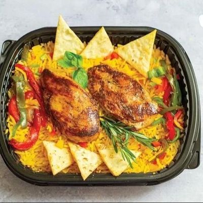 Grilled Chicken With Basmati Rice Meal
