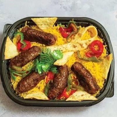 grilled kofta With Basmati Rice Meal