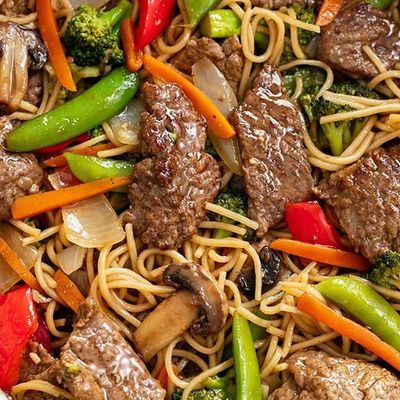 Yaki Soba Beef Noodles