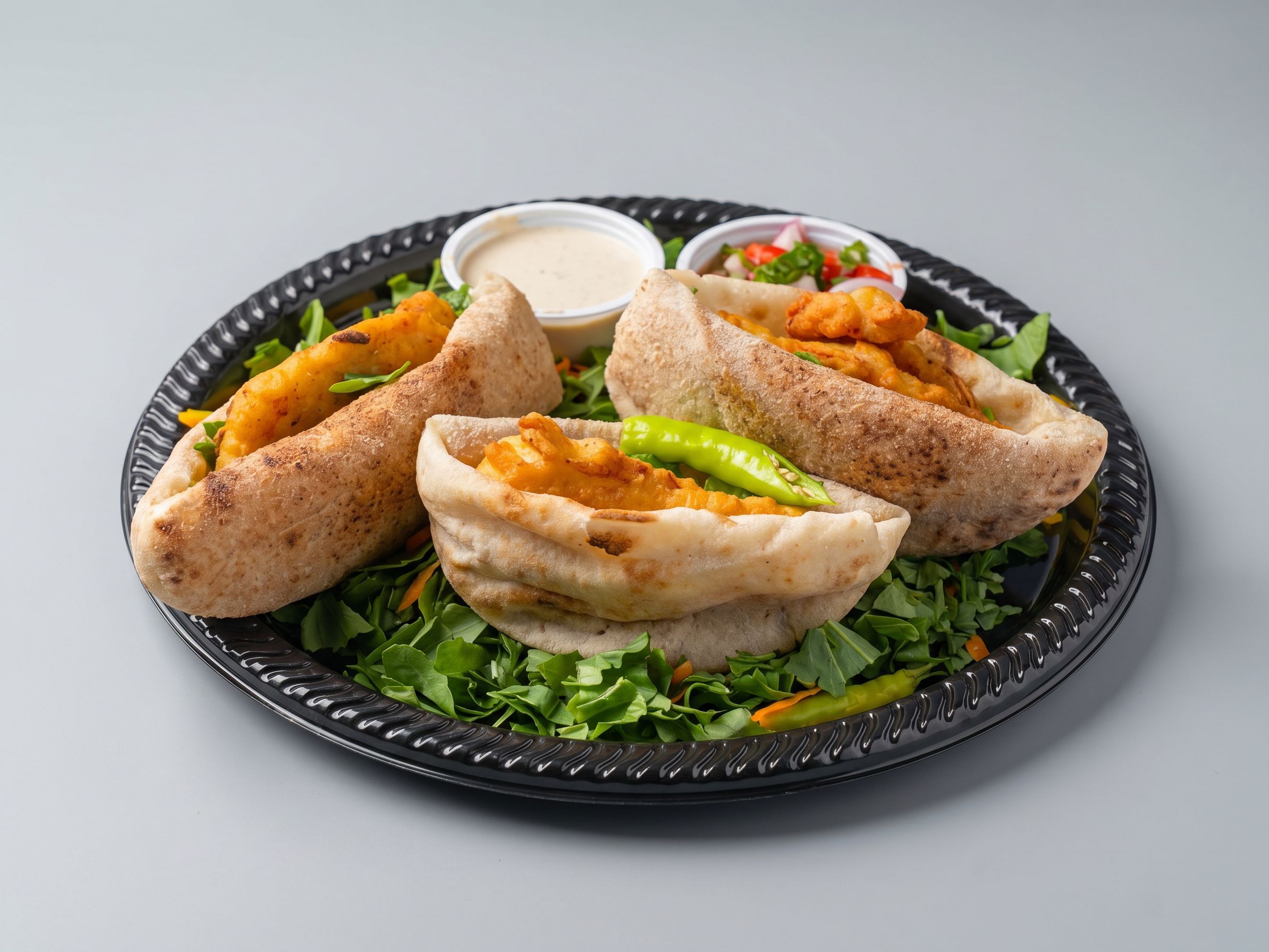 Fried chicken fillet sandwich