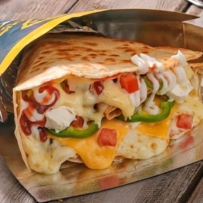 Mixed cheese crepe