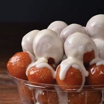 White chocolate zalabia