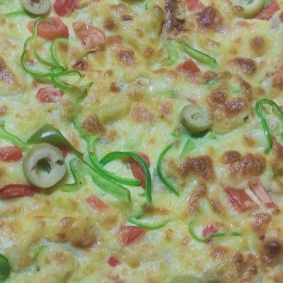Mix Cheese Oriental Pizza