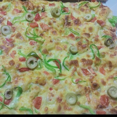Shrimp oriental Pizza