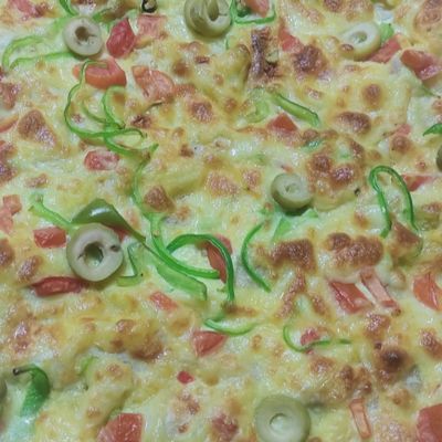 Salami Oriental Pizza