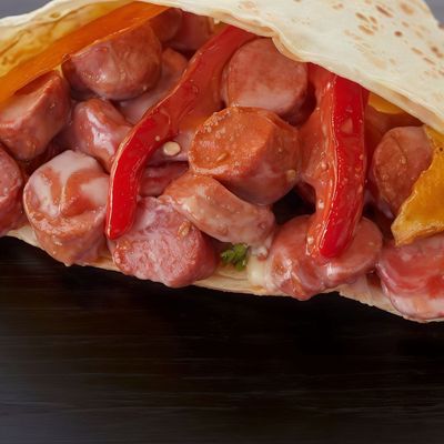 Hot Dog Crepe