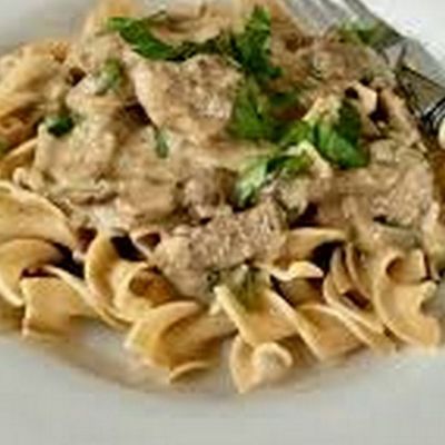 Beef Stroganoff Platter
