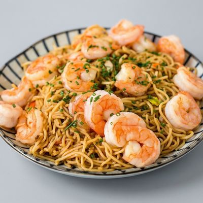 Yaki soba Shrimp noodles