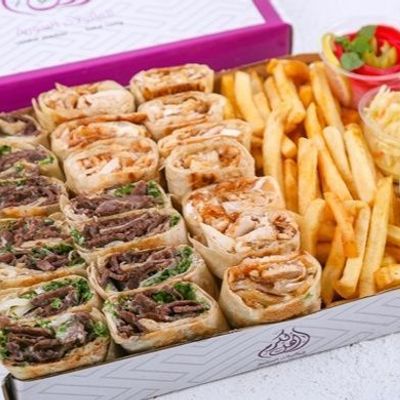 تارت شاورما عربية مشكلة ٢٤ قطعة