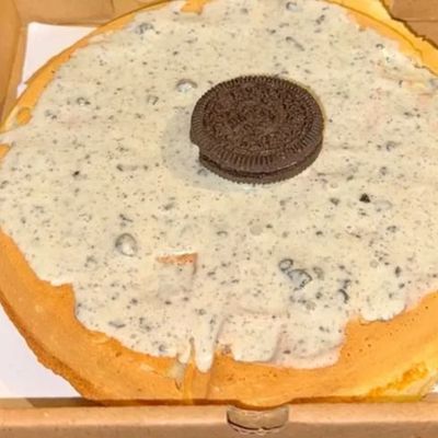 White Chocolate Oreo Waffle